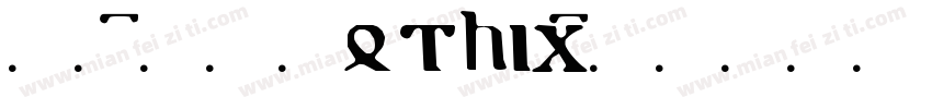 CW-GB Gothic字体转换